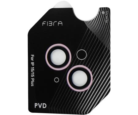 Захисне скло для камери FIBRA Protective Lens iPhone 15/15 Plus Pink