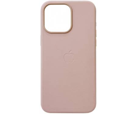 Чохол Leather Case with MagSafe для iPhone 14 Pro Sand Pink