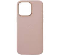 Чохол Leather Case with MagSafe для iPhone 14 Pro Sand Pink