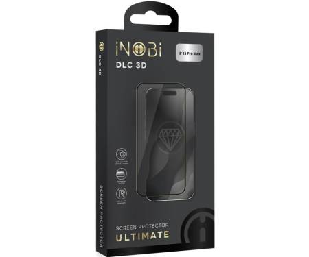 Захисне скло iNOBI Ultimate DLC 3D for iPhone 15 Pro Max Black