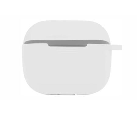 Чехол Silicone Case with Fibra AirPods 4 White 1
