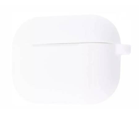 Чехол Silicone Case with Fibra AirPods Pro White 1