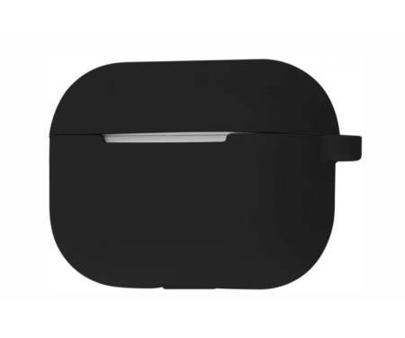 Чехол Silicone Case with Fibra AirPods Pro Black 1