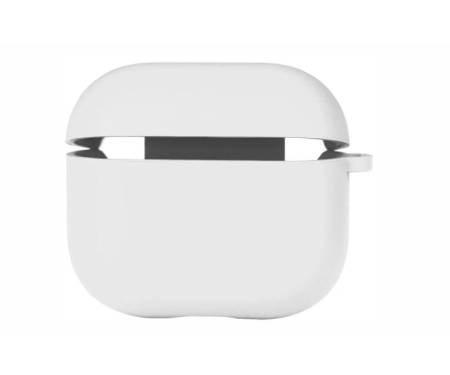 Чехол Silicone Case with Fibra AirPods Pro 3 White 1