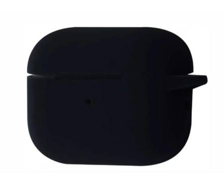 Чехол Silicone Case with Fibra AirPods Pro 3 Black 1