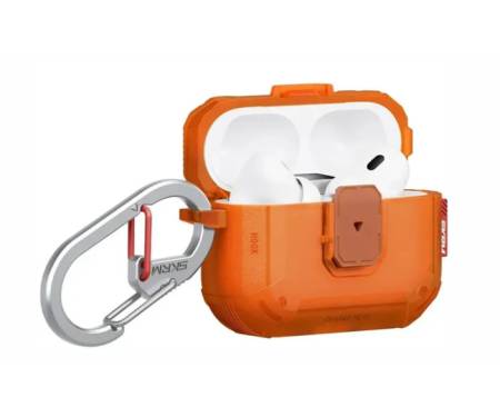 Чохол SkinArma Mecha LE AirPods Pro 3 Frosted Orange (SK-APP3MECLE-FORG) 2