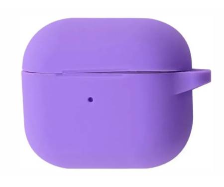 Чохол Silicone Case with Fibra AirPods 4 Light Purple 1
