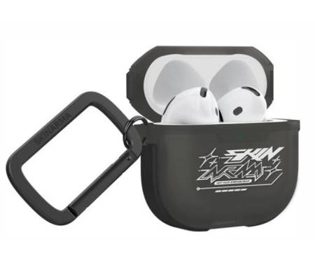 Чохол SkinArma Kinzoku Airpods 4 Smoke (SK-AP4-KINZOKU-BLK) 2