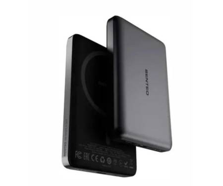 Зовнішній акумулятор (повербанк) Senteo Q.MAX 1 10000 mAh with MagSafe Silver 1
