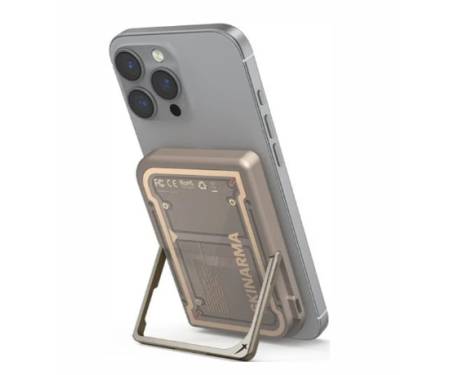 Внешний аккумулятор (повербанк) Skinarma Nexus Mecha with Smart Kick-Stand 5000mAh 20W USB-C PD Desert Gold (SK-PB5KNEXUS-MECDGD) 4