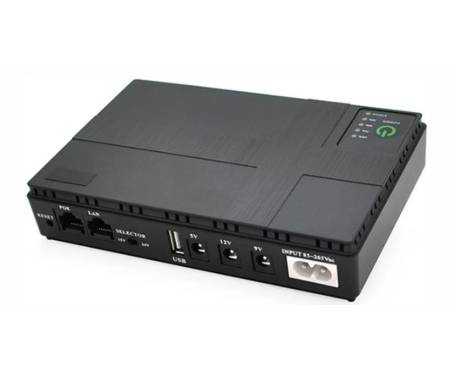ДБЖ для роутера Voltronic DC1018P 10400mAh Black 1