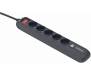 EnerGenie 5 розеток 2xUSB 1.5 м (Black) (SPG5-U2-5)