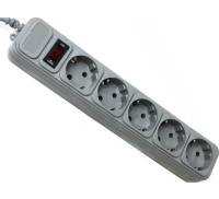 Gembird 5 розеток 10 м (Grey) (SPG5-G-10MG)