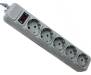 Gembird 5 розеток 10 м (Grey) (SPG5-G-10MG)