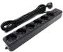 Gembird Power Cube 6 розеток 4.5 м (Black) (SPG6-G-15B)
