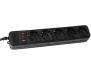 Maxxter 5 розеток 1.8м (Black) (SPM5-G-6B)