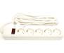PowerPlant JY-1056/3 5 розеток 3 м (White) (PPSA10M30S5)
