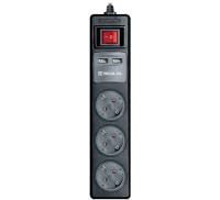 REAL-EL RS-3 USB CHARGE 1.8 м (Black)
