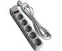 Smartfortec 5 розеток 3 м (Grey) (SPS5-G-10G)