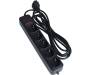 Smartfortec 5 розеток 4.5 м (Black) (SPS5-G-15B)