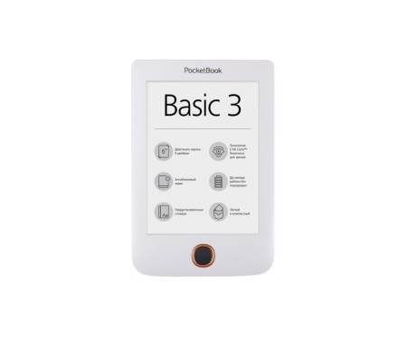 PocketBook 614 Basic 3 White (PB614-2-D-CIS) 