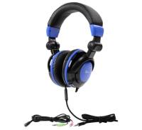 Телефoнная гарнитура PrologiX MH-A980M Black/Blue (MH-A980M-BB)