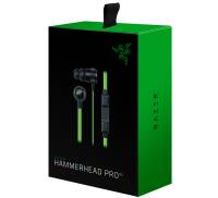Игровая гарнитура Razer Hammerhead V2 Black-Green (RZ12-01730100-R3G1)