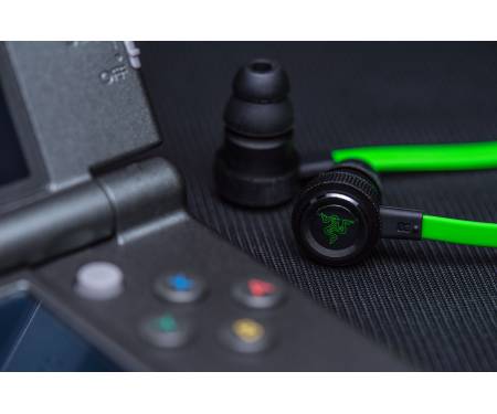Игровая гарнитура Razer Hammerhead V2 Black-Green (RZ12-01730100-R3G1)
