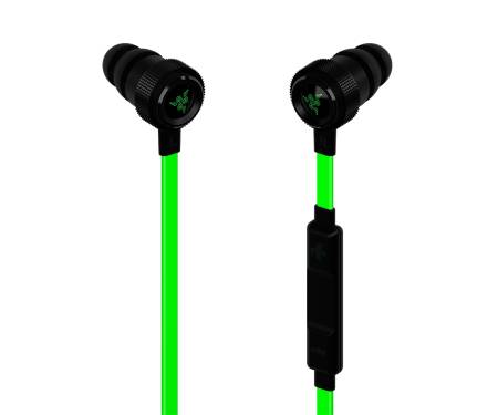 Игровая гарнитура Razer Hammerhead V2 Black-Green (RZ12-01730100-R3G1)