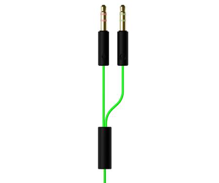 Игровая гарнитура Razer Hammerhead V2 Black-Green (RZ12-01730100-R3G1)