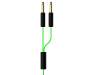 Игровая гарнитура Razer Hammerhead V2 Black-Green (RZ12-01730100-R3G1)