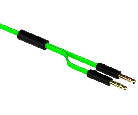 Игровая гарнитура Razer Hammerhead V2 Black-Green (RZ12-01730100-R3G1)