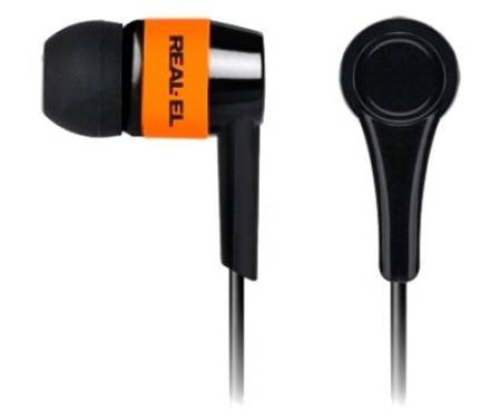 Наушники REAL-EL Z-1005 Black/Orange