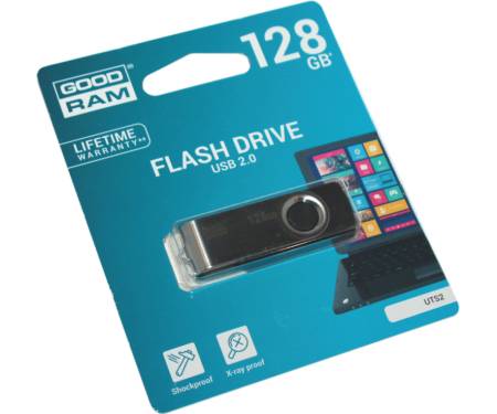 Флешка GOODRAM 128 GB UTS2 Twister Black (UTS2-1280K0R11)