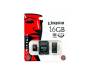 Карта памяти Kingston 16 GB microSDHC class 10 Mobility Kit MBLY10G2/16GB
