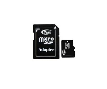 Карта памяти TEAM 8 GB microSDHC Class 10 + SD Adapter TUSDH8GCL1003