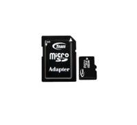 Карта памяти TEAM 8 GB microSDHC Class 4 + SD Adapter TUSDH8GCL403