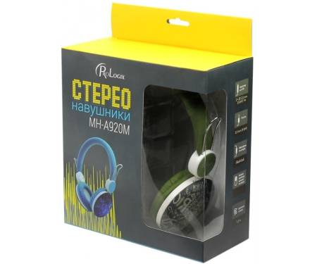 Телефoнная гарнитура PrologiX MH-A920M Green
