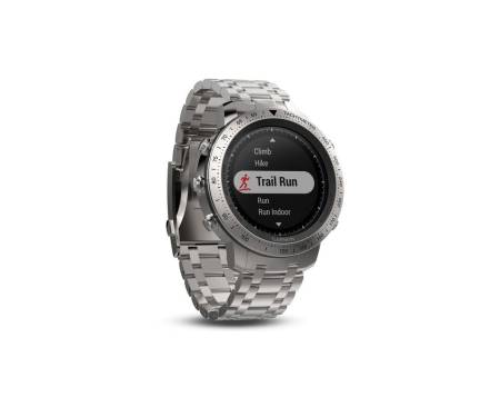 Garmin fenix Chronos Steel with Brushed Stainless Steel Watch Band (010-01957-02)