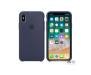 Apple iPhone X Silicone Case Midnight Blue