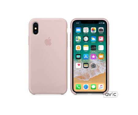 Apple iPhone X Silicone Case Pink Sand