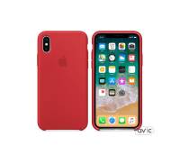 Apple iPhone X Silicone Case Red