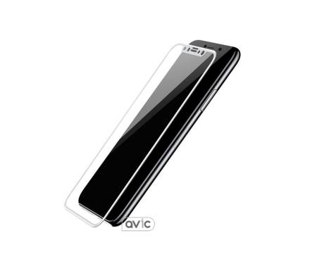 Baseus silk screen protector for iPhone X (White)