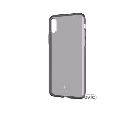 Чехол для iPhone X Baseus Simple Series Case (ARAPIPHX-B01) (Transparent Black)