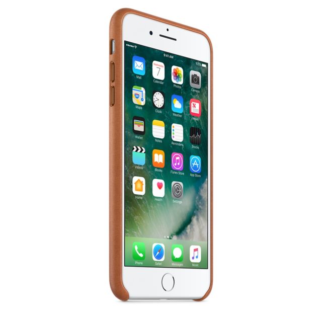 Apple iPhone 7 Plus Leather Case - Saddle Brown MMYF2