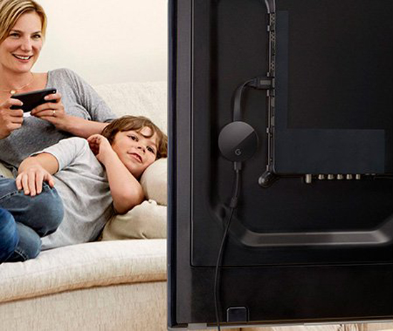 Медіаплеєр Google Chromecast Ultra