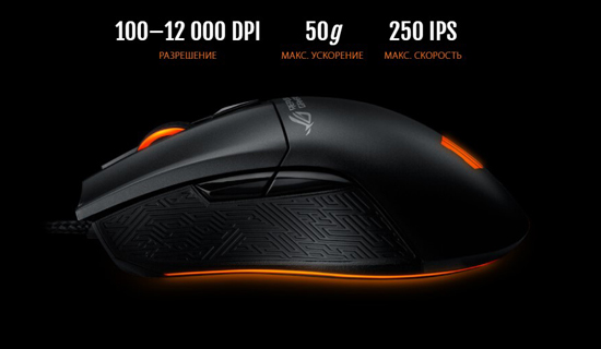 Мышь Asus ROG Gladius II Origin