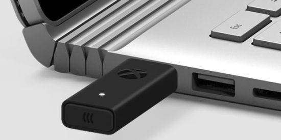 Беспроводной адаптер для геймпада Xbox One Microsoft Wireless Adapter for Windows 10