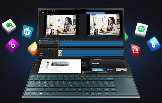 Ноутбук ASUS ZenBook Duo UX481FL Celestial Blue (UX481FL-BM002T)