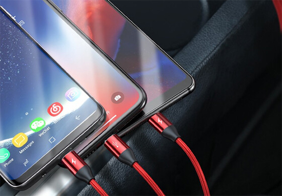 Baseus Car Co-Sharing 3-in-1 Cable